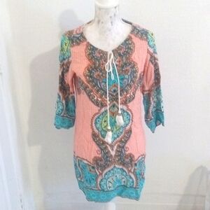 Entro tunic paisley top/dress